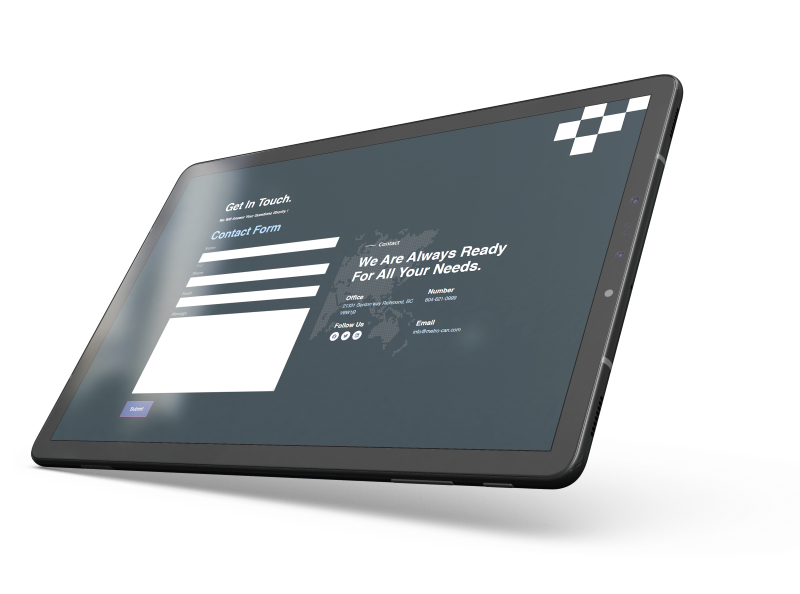 Web Design Vancouver - Tablet Friendly Website